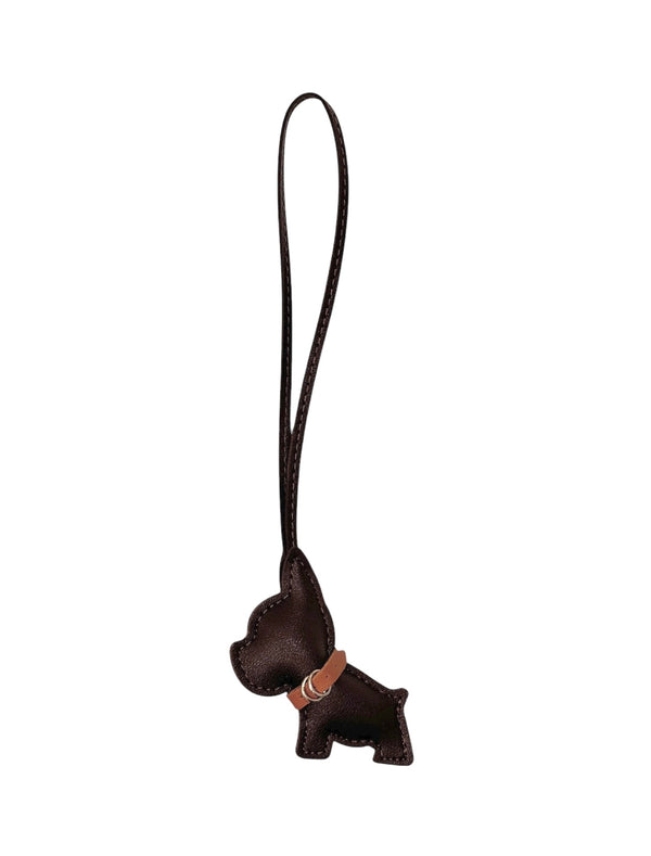 BIG PUPPY BAG CHARM CHOCOLATE BROWN