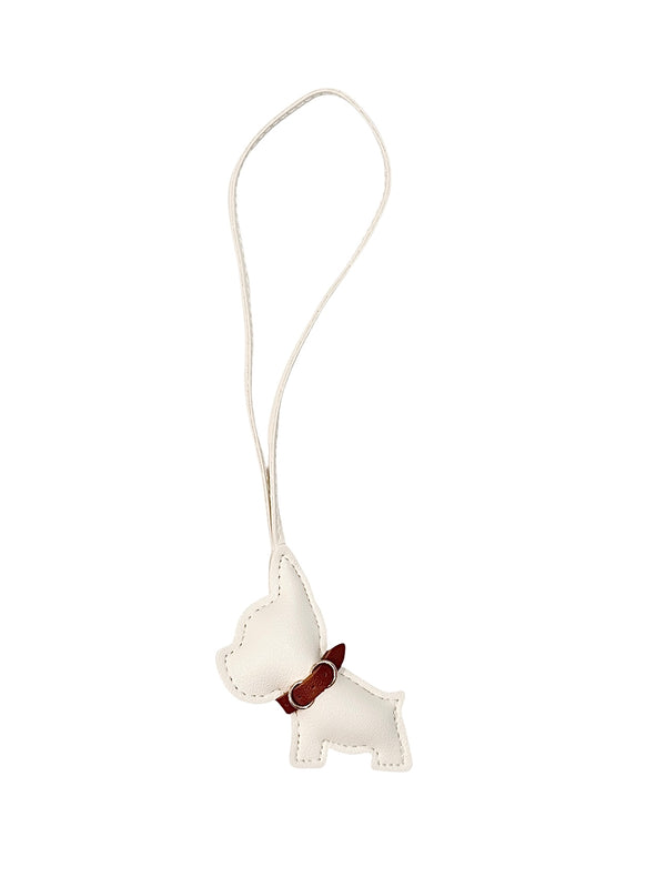 BIG PUPPY BAG CHARM WHITE