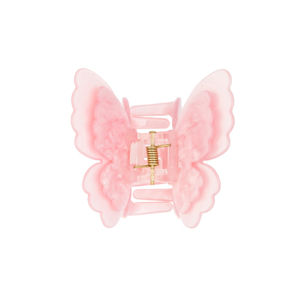 BUTTERFLY HAIR CLAW PALE ROSE