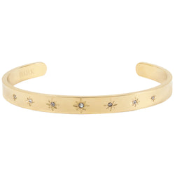 CRYSTAL STAR CUFF GOLD