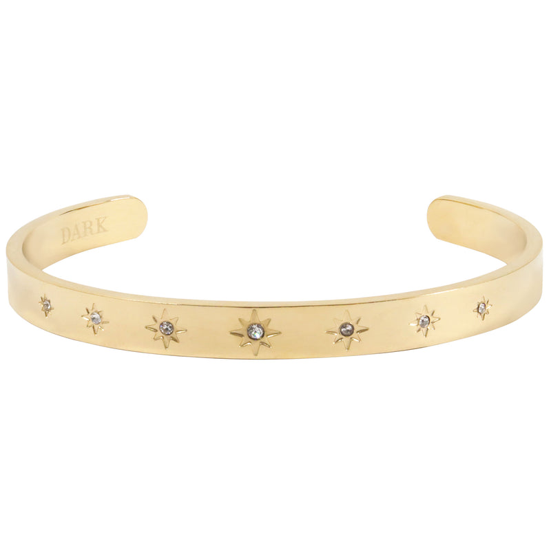 CRYSTAL STAR CUFF GOLD