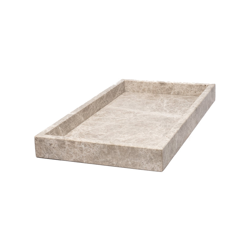 MARBLE TRAY WIDE SAND