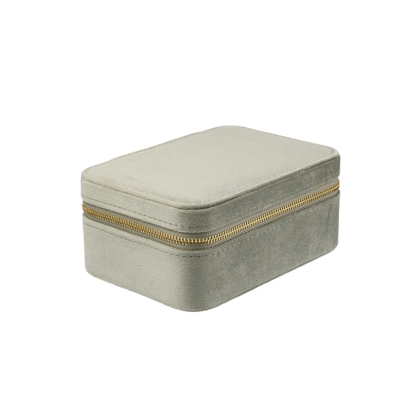 VELVET JEWELLERY BOX MILIEU GREEN