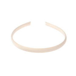 SATIN HAIR BAND THIN CHAMPAGNE