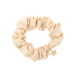 SATIN SCRUNCHIE CHAMPAGNE