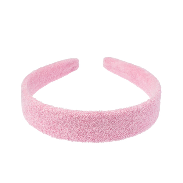 TERRY HAIR BAND BUBBLEGUM PINK