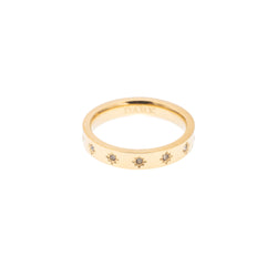 STAR RING W/CRYSTALS THIN