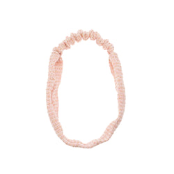 TWEED HEADBAND LIGHT ROSE