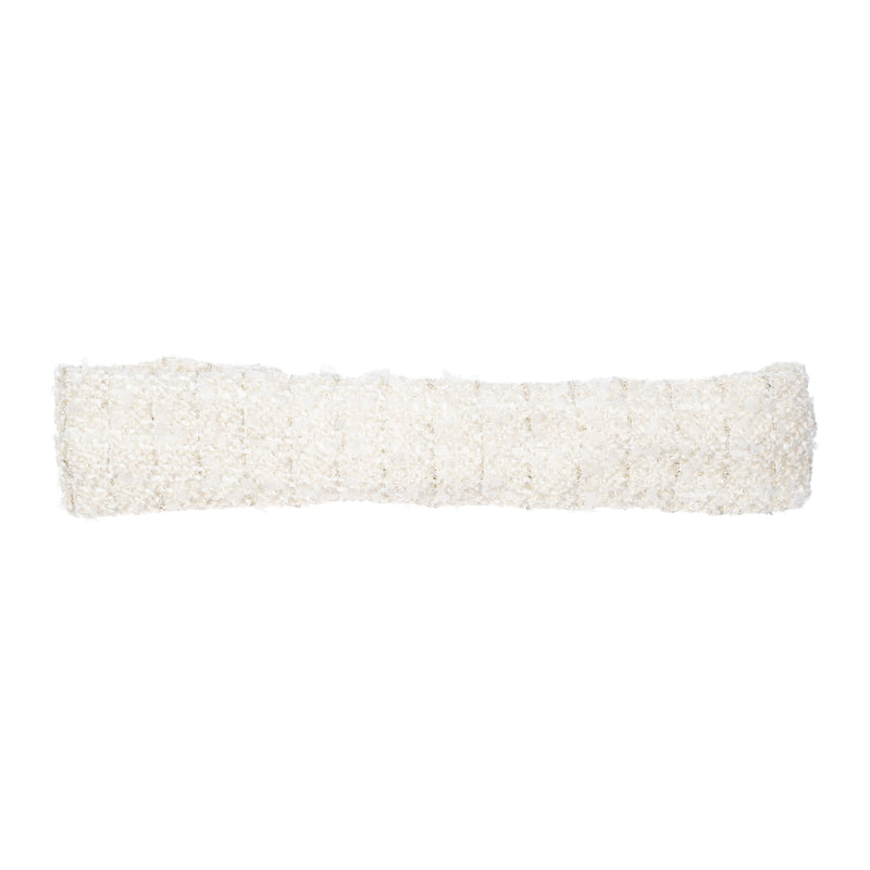 TWEED HEADBAND VANILLA