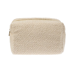 TWEED MAKE-UP POUCH LARGE SAND