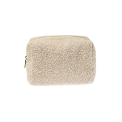 TWEED MAKE-UP POUCH SMALL SAND