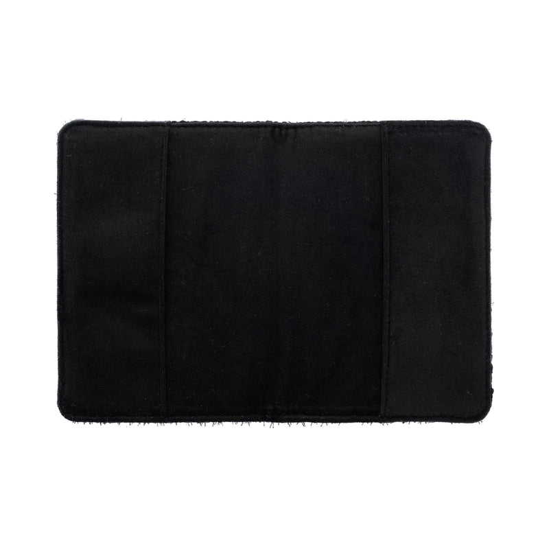 TWEED PASSPORT COVER BLACK