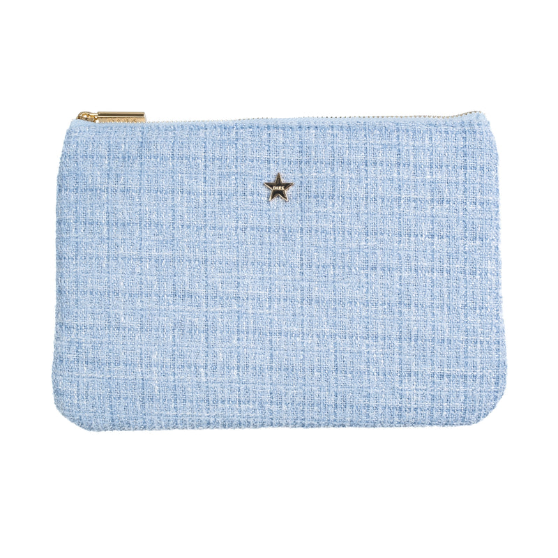 TWEED SMALL POUCH COOL BLUE