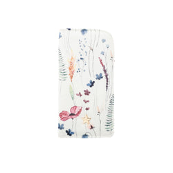 VELVET EYEWEAR CASE MULTICOLOR FLOWER PATTERN