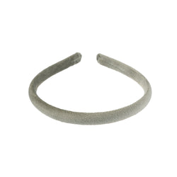 VELVET HAIR BAND THIN MILIEU GREEN