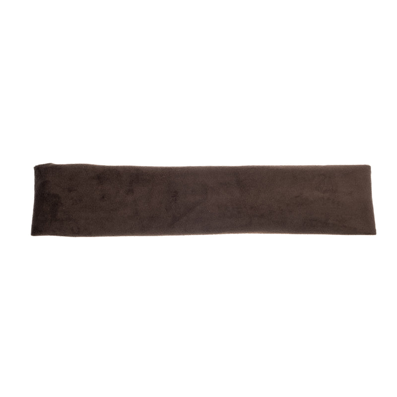 VELVET HEADBAND CHOCOLATE BROWN