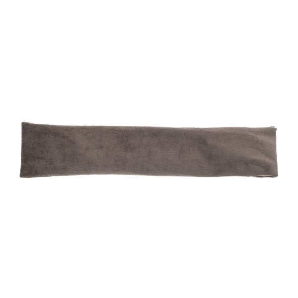 VELVET HEADBAND DARK GREY