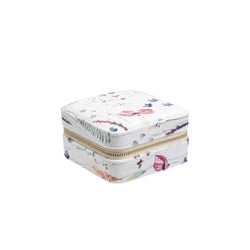 VELVET JEWELLERY BOX MINI MULTICOLOR FLOWER PATTERN