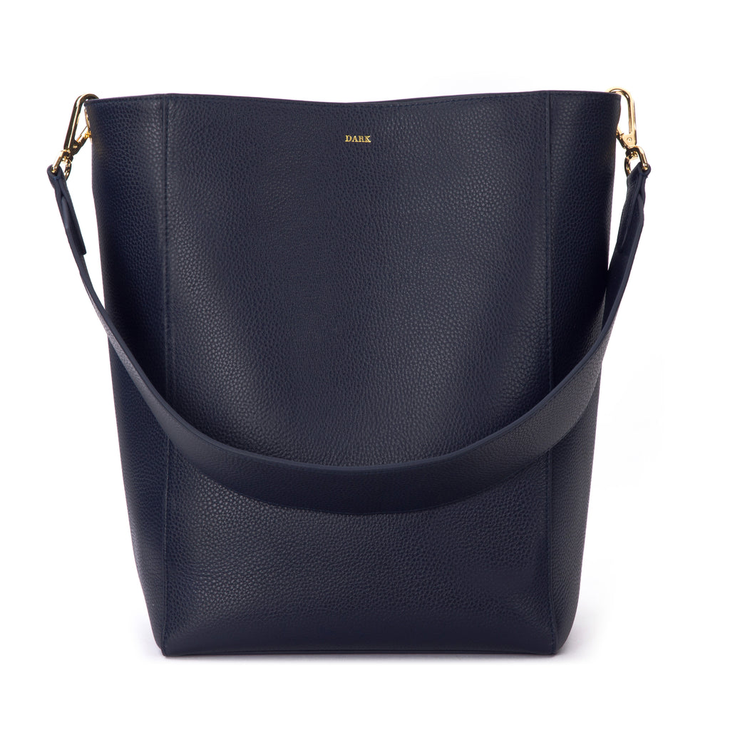 Navy blue 2024 bucket bag