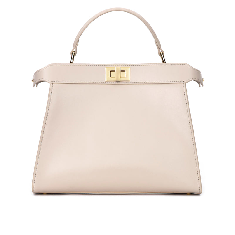 LEATHER MEDIUM LADY BAG NAPPA SAND