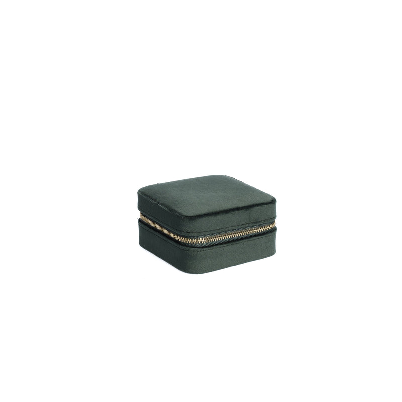 VELVET JEWELLERY BOX MINI PINE