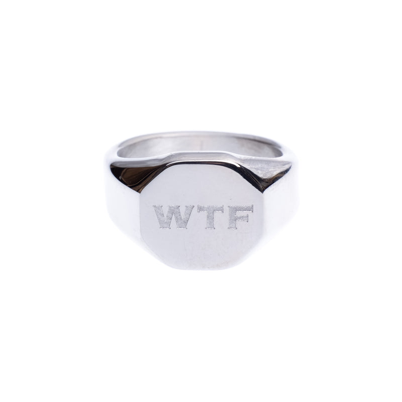 WTF SIGNET RING MINI